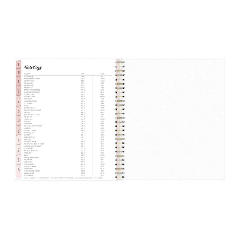 Ivory Paper Co 2024 Planner 10"x8" Monthly Wirebound Mariah
