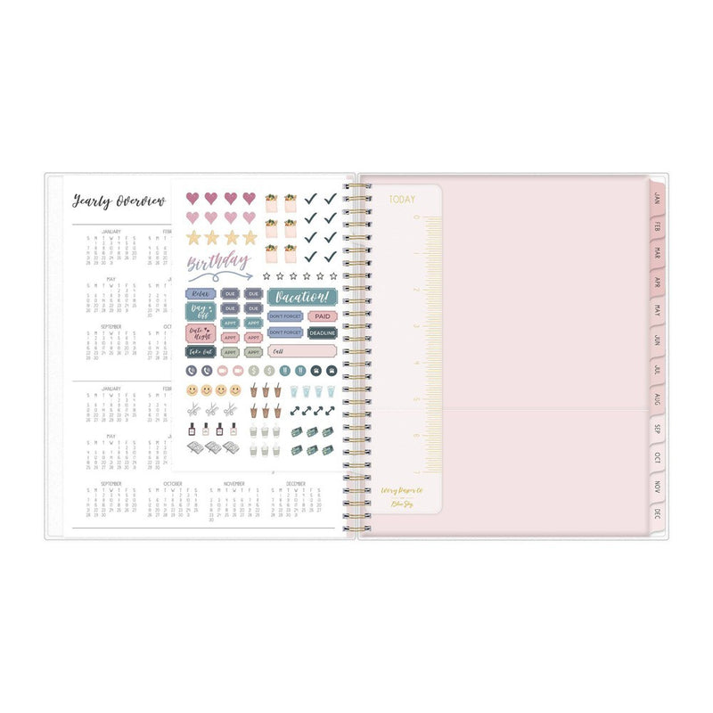 Ivory Paper Co 2024 Planner 10"x8" Monthly Wirebound Mariah