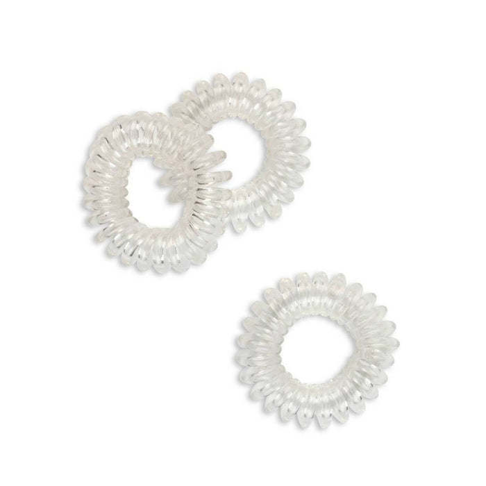 scunci Spiral Hair Ties - Clear - 6ct