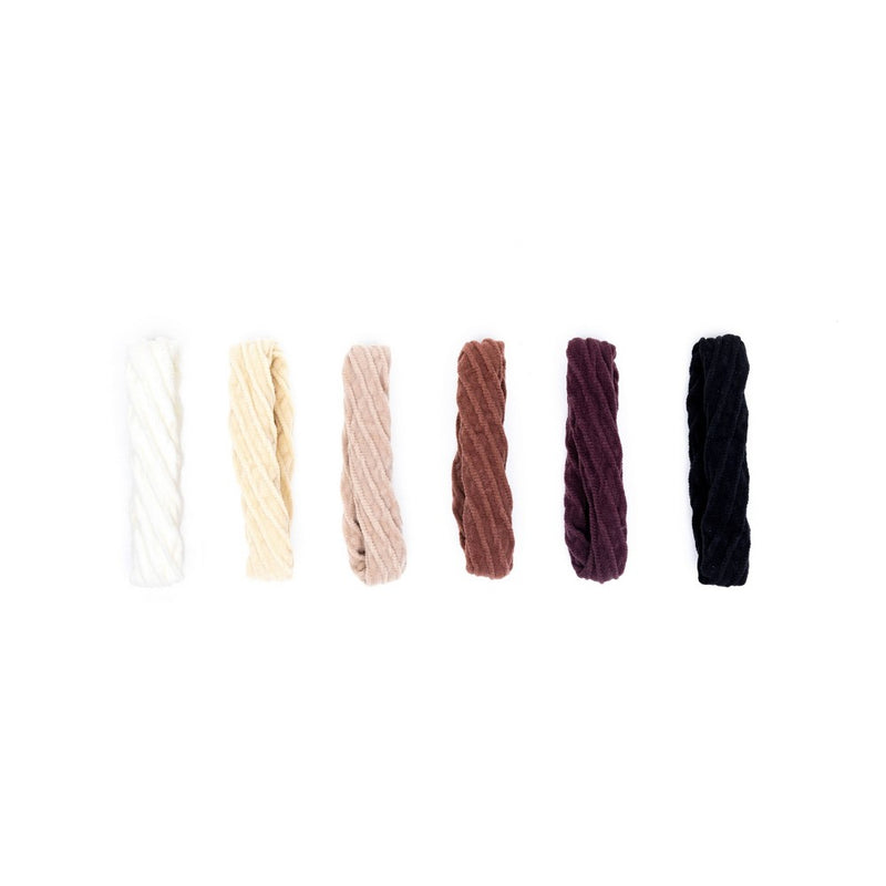 scunci Hosiery Elastic Hair Ties - 6pk