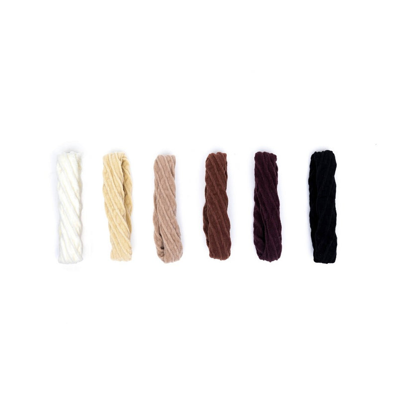 scunci Hosiery Elastic Hair Ties - 6pk
