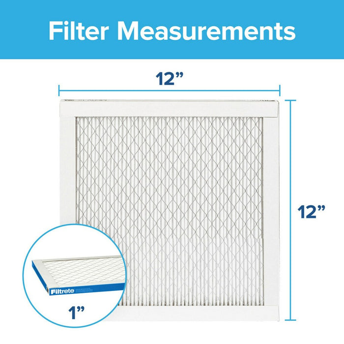 Filtrete 12x12x1 Premium Allergen Bacteria and Virus Air Filter 1900 MPR