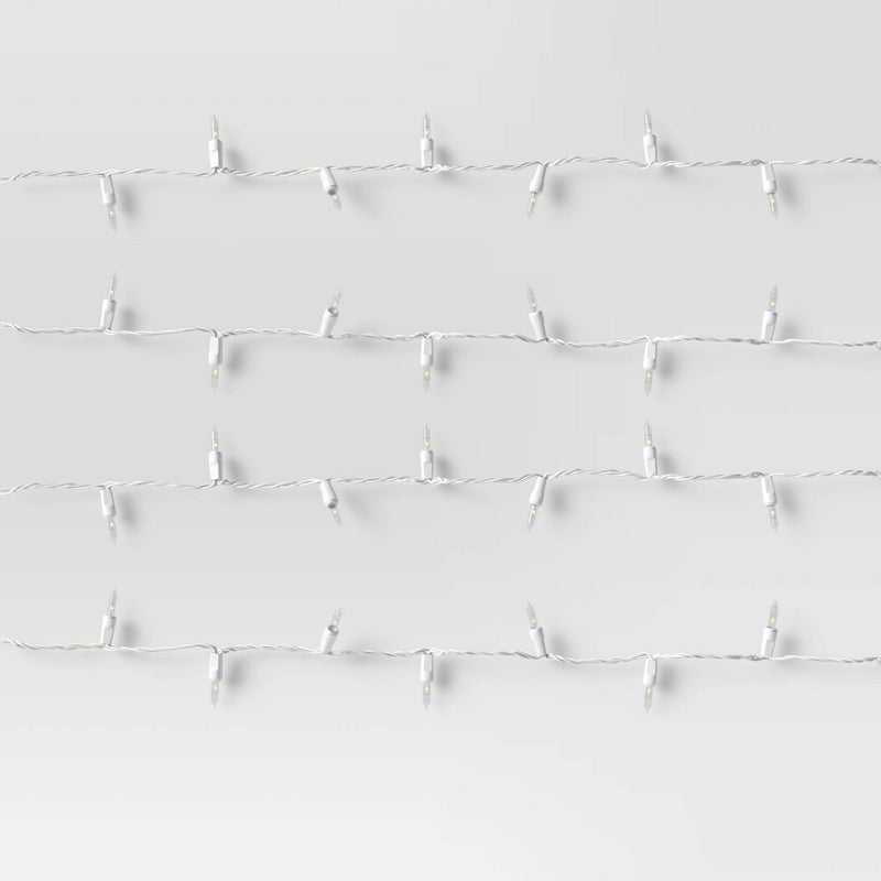 White Cord String Lights Clear - Room EssentialsIA-231095