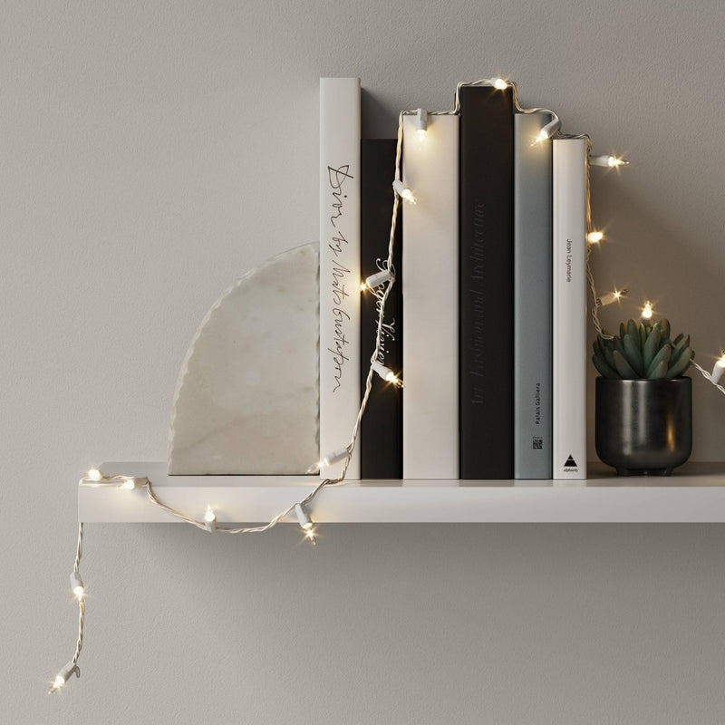 White Cord String Lights Clear - Room EssentialsIA-231095