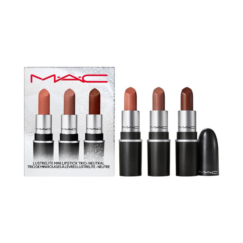 MAC Lusterlite Mini Lipstick Cosmetic Set - Neutral - 3pc - Ulta Beauty