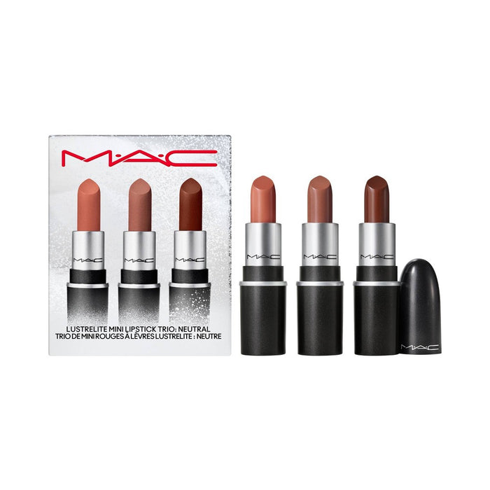 MAC Lusterlite Mini Lipstick Cosmetic Set - Neutral - 3pc - Ulta Beauty