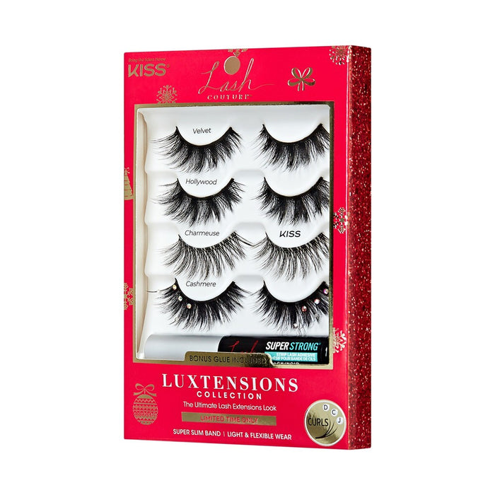 KISS Products Lash Couture Luxtension Holiday Collection - Cashmere - 4pr