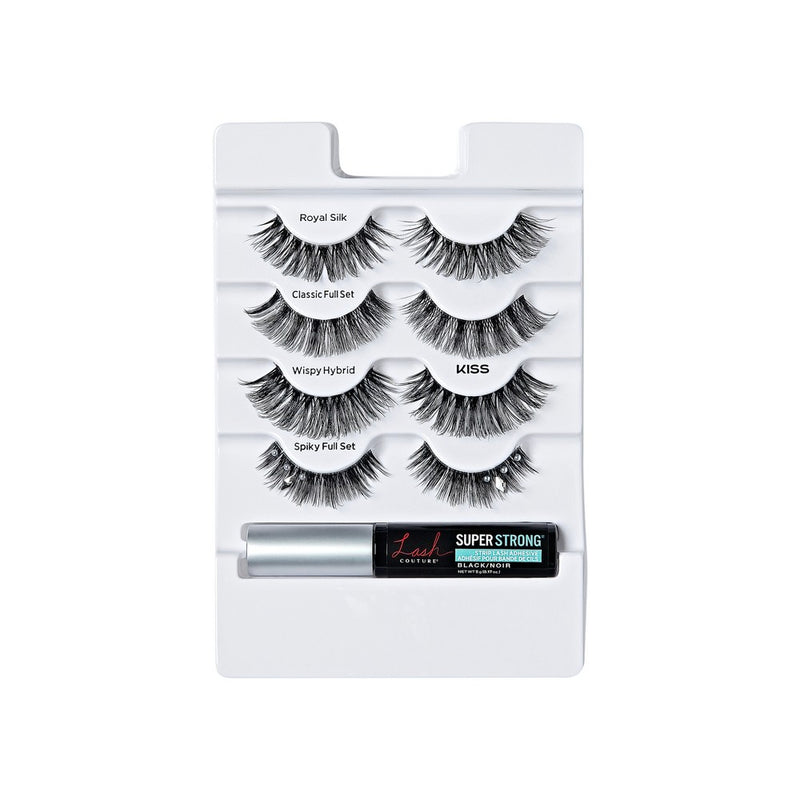 KISS Products Lash Couture Luxtension Holiday Collection - Spiky Full Set - 4pr