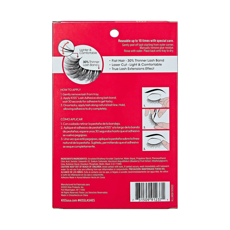 KISS Products Lash Couture Luxtension Holiday Collection - Spiky Full Set - 4pr