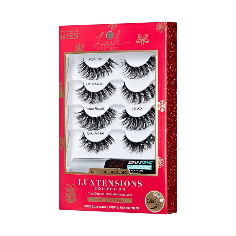 KISS Products Lash Couture Luxtension Holiday Collection - Spiky Full Set - 4pr