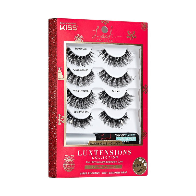 KISS Products Lash Couture Luxtension Holiday Collection - Spiky Full Set - 4pr