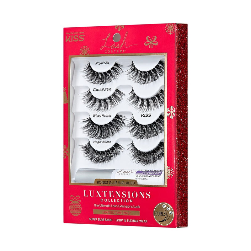 KISS Products Lash Couture Luxtension Holiday Collection - Mega Volume - 4pr
