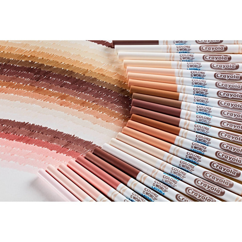 Crayola 24ct Colors of the World Fine Line Markers