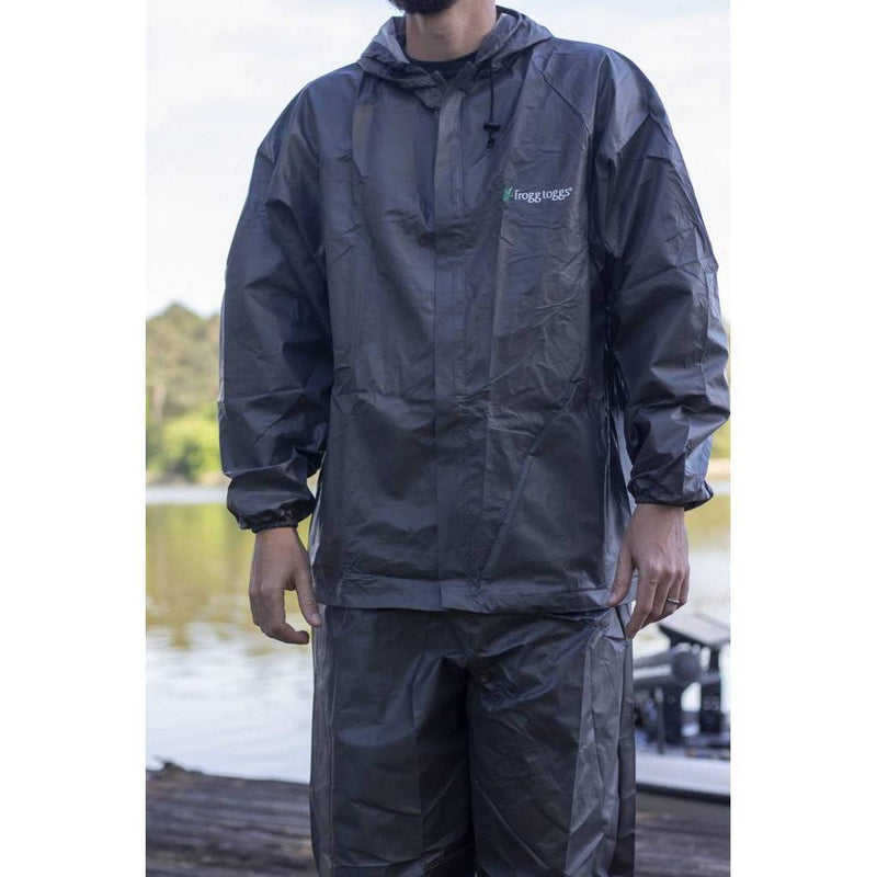 frogg toggs Ultra-Light Rainsuit S/M - Carbon Black
