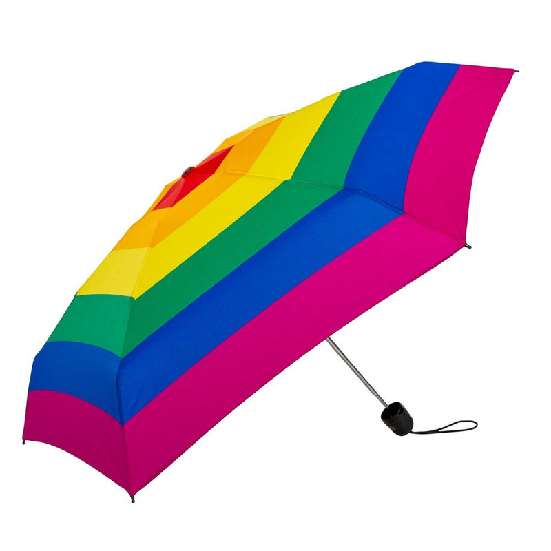 ShedRain Mini Manual Compact Umbrella - Rainbow