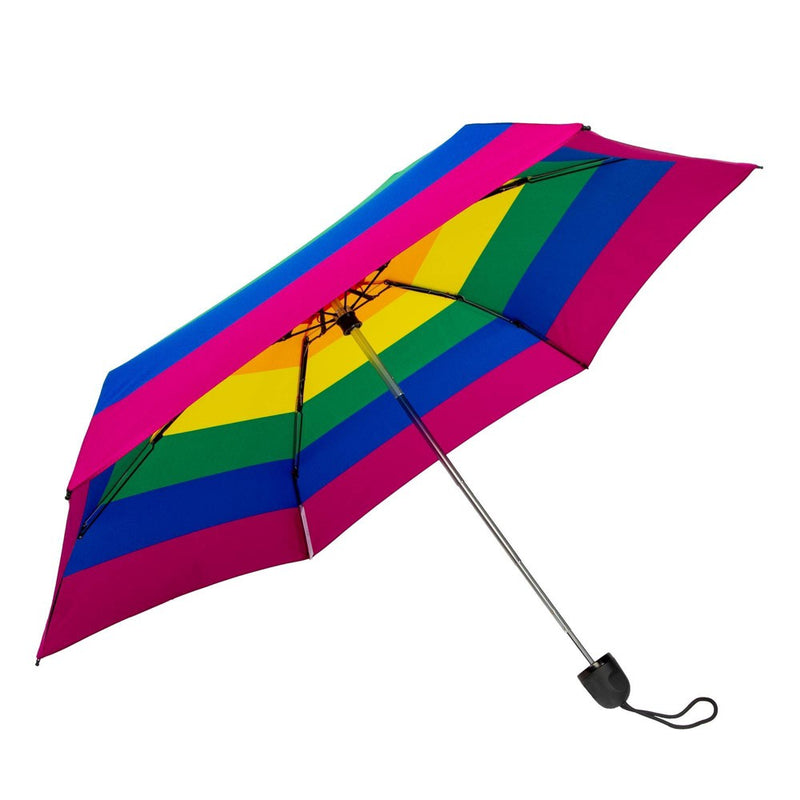 ShedRain Mini Manual Compact Umbrella - Rainbow