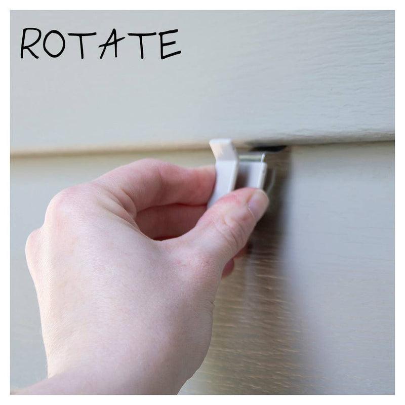 Under the Roof Decorating Vinyl Hooks Gray