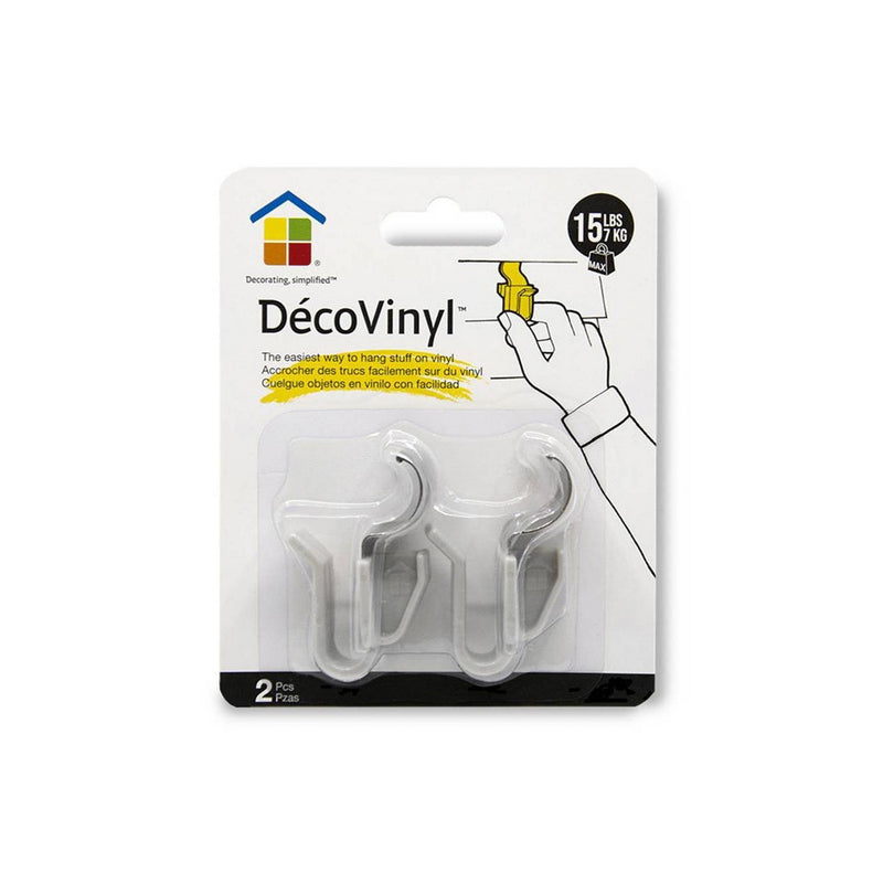 Under the Roof Decorating Vinyl Hooks Gray