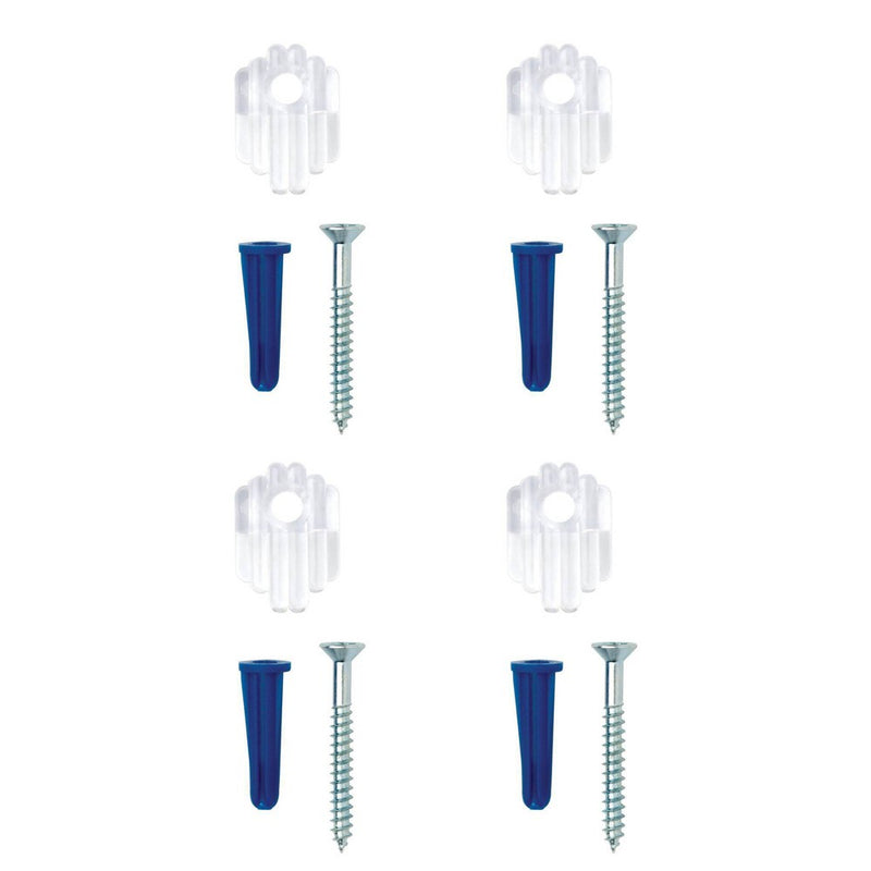 Arrow 4pk Mirror Hanger with Anchor