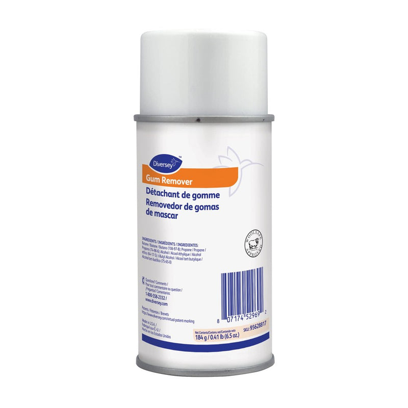 Diversey Gum And Wax Remover - Effective On The Removal Of Gum, Candle Wax, And More From Carpets, Upholstery, And Hard Surfaces - 6.5 Oz. Aerosol Can