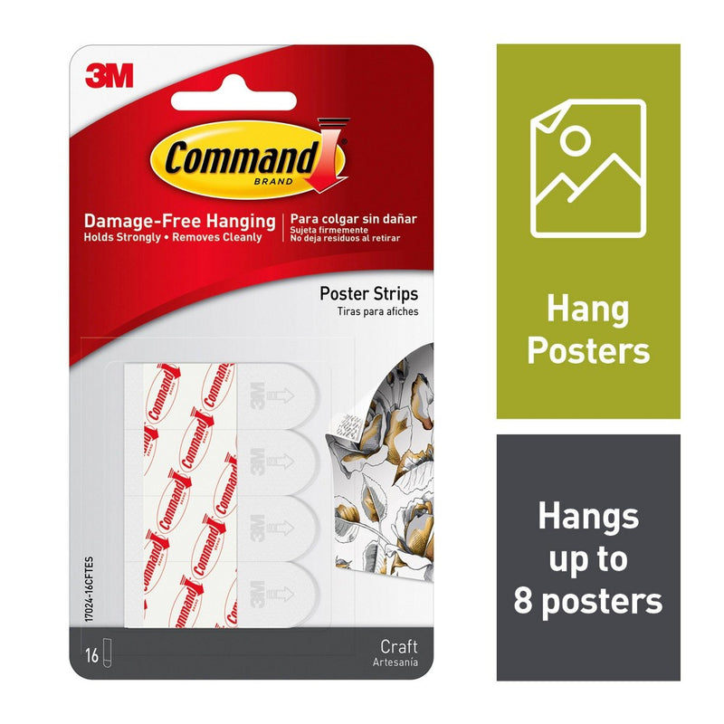 Command 16ct Craft Poster Strips