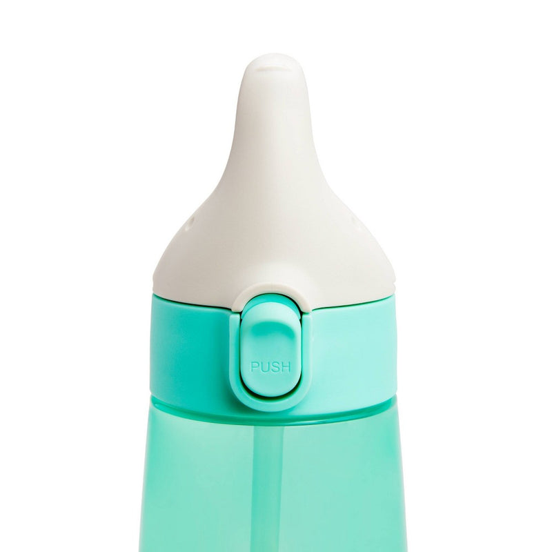 Munchkin Flip N Lock Elephant Straw Cup - Mint - 12oz