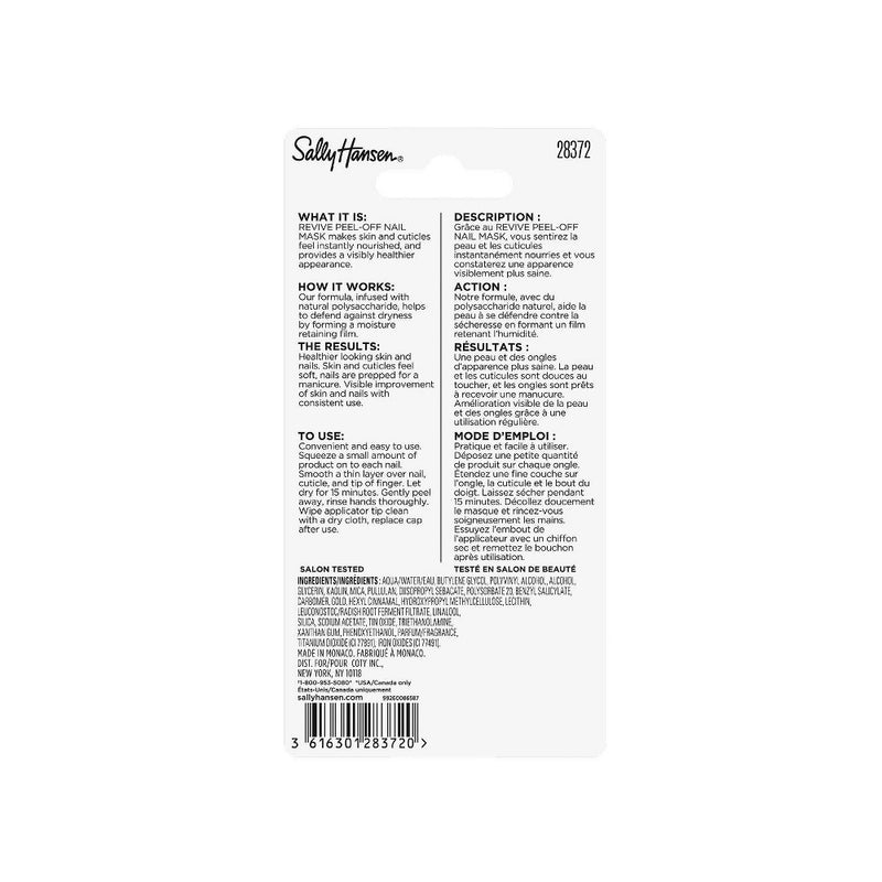Sally Hansen Spa Collection Peel-Off Nail Mask - 28372 Revive Gold - 0.27 fl oz