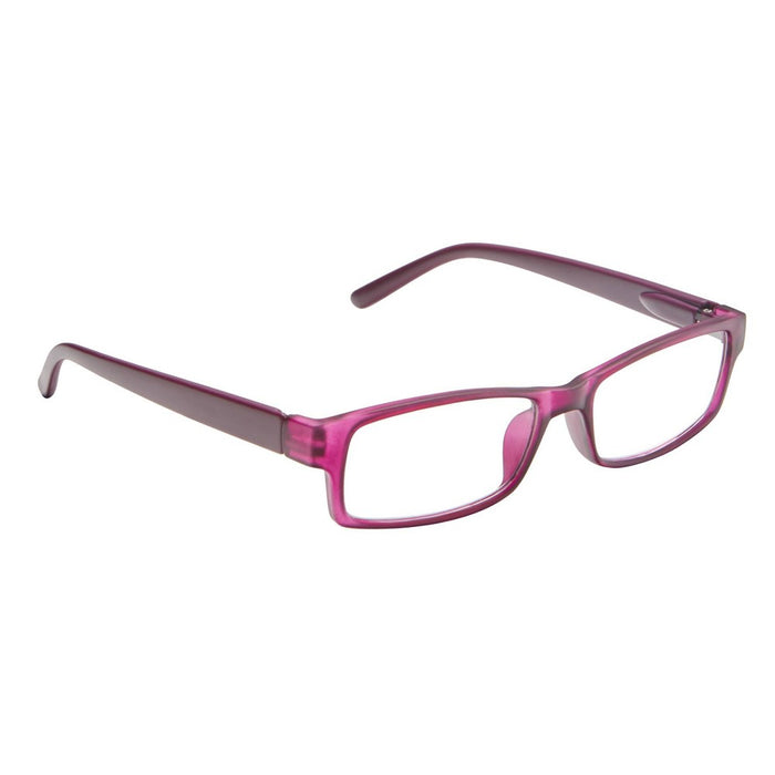 ICU Eyewear - Los Angeles - Modern Rectangle Purple +1.25