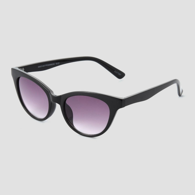 Women's Narrow Cateye Sunglasses - Universal Thread Black