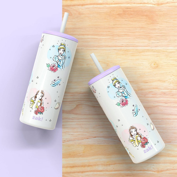 16oz Vacuum Straw Portable Drinkware 'Princess' - Zak Designs
