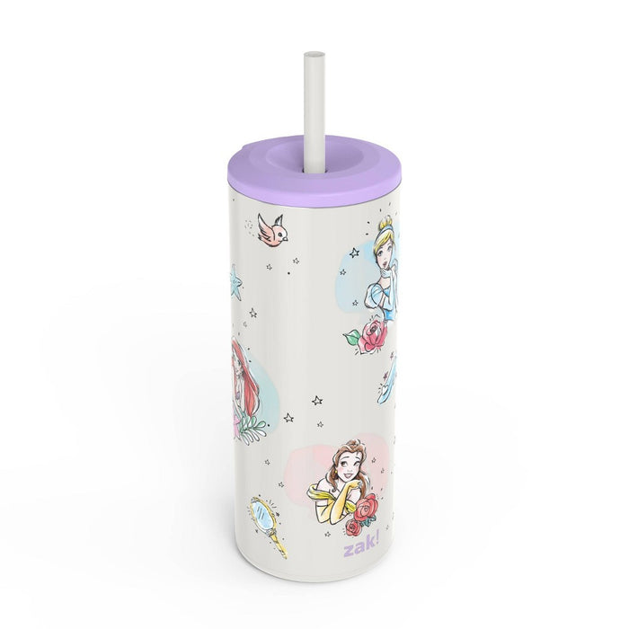 16oz Vacuum Straw Portable Drinkware 'Princess' - Zak Designs