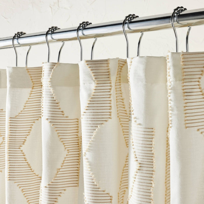 In The Name of Love Clipped Shower Curtain White - Opalhouse designed by Jungalow