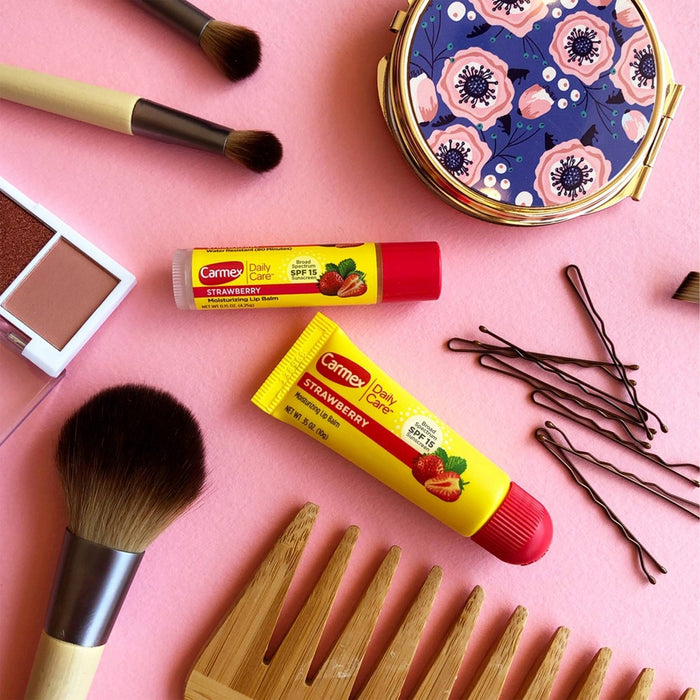 Carmex Daily Care Lip Balm Moisturizing Assorted Stick - SPF 15 - 4pk/0.60oz