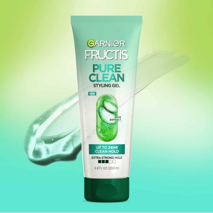 Garnier Fructis Style Pure Clean Extra Strong Hold Hair Gel - 6.8 fl oz