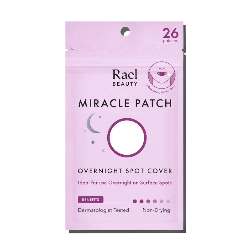 Rael Beauty Miracle Pimple Patch Overnight Spot Cover for Acne - 26ct
