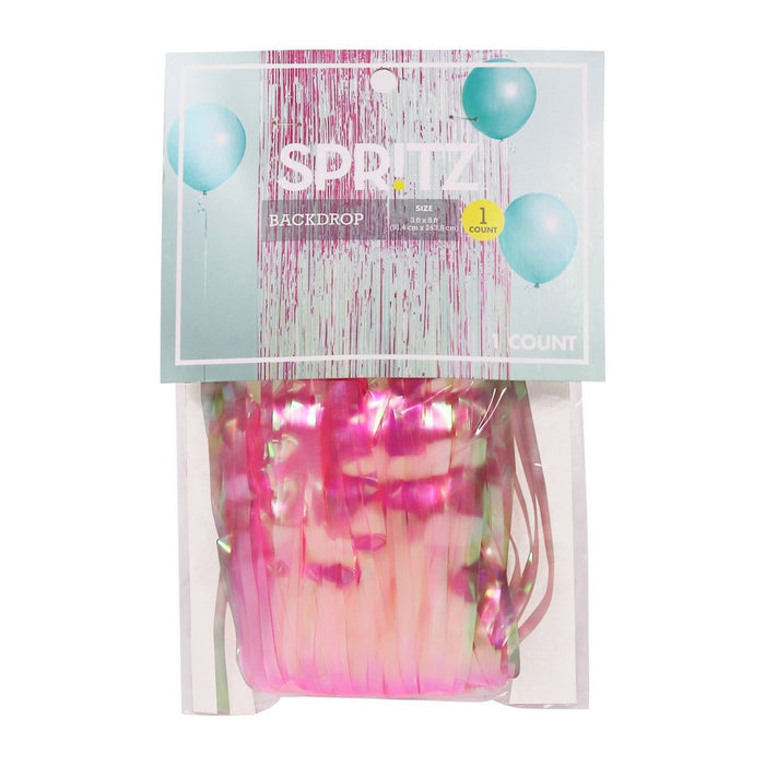 Fringe Backdrop Decor Pink - Spritz
