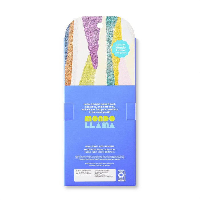 16ct Glitter Glue Pen Pack - Mondo Llama