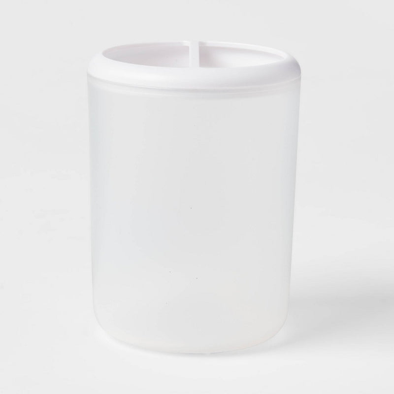 Plastic Toothbrush Holder Clear - Room Essentials