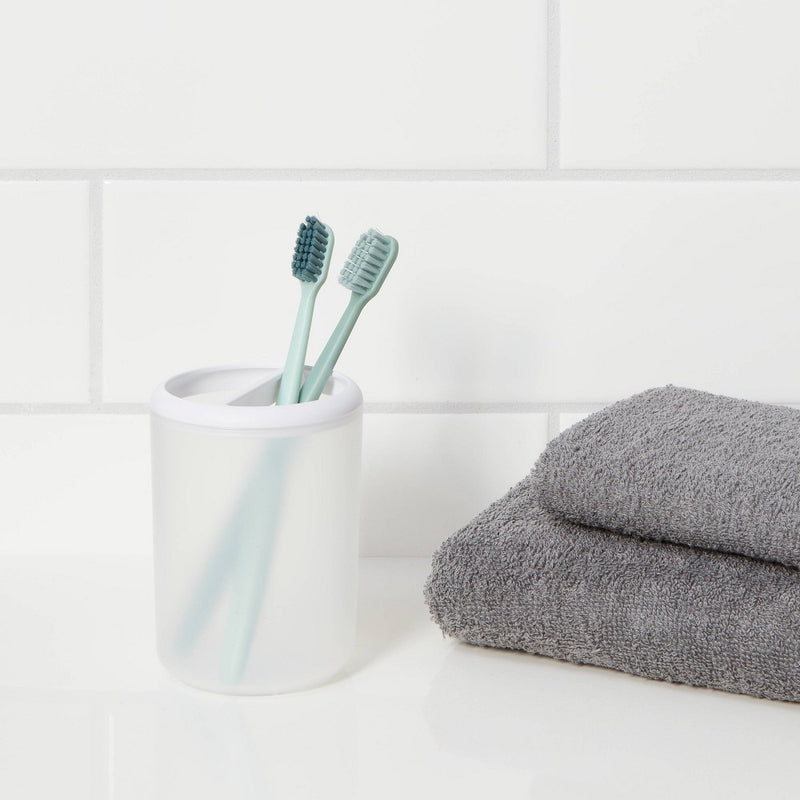 Plastic Toothbrush Holder Clear - Room Essentials