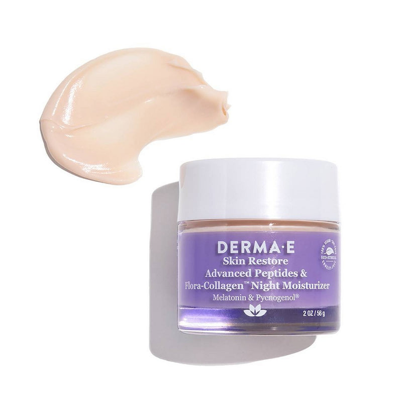 derma e Advanced Peptides & Collagen Night Face Moisturizer - 2oz