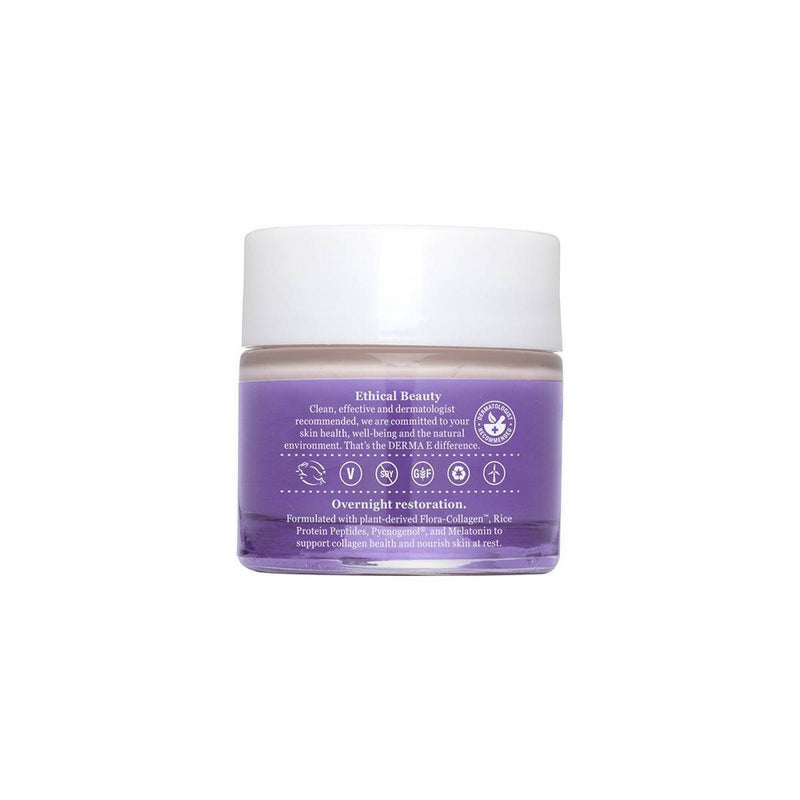 derma e Advanced Peptides & Collagen Night Face Moisturizer - 2oz