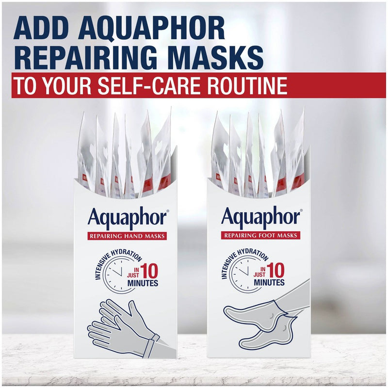 Aquaphor Advanced Therapy Repairing Foot Mask - 0.7 fl oz