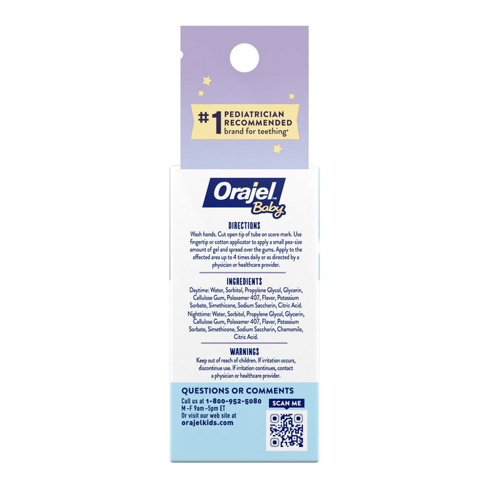 Orajel Baby Daytime & Nighttime Cooling Gels for Teething - 0.36oz