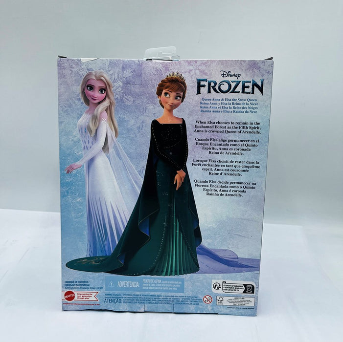 Disney Frozen Queen Anna & Elsa the Snow Queen Fashion Doll 2pk SEE DETAILS