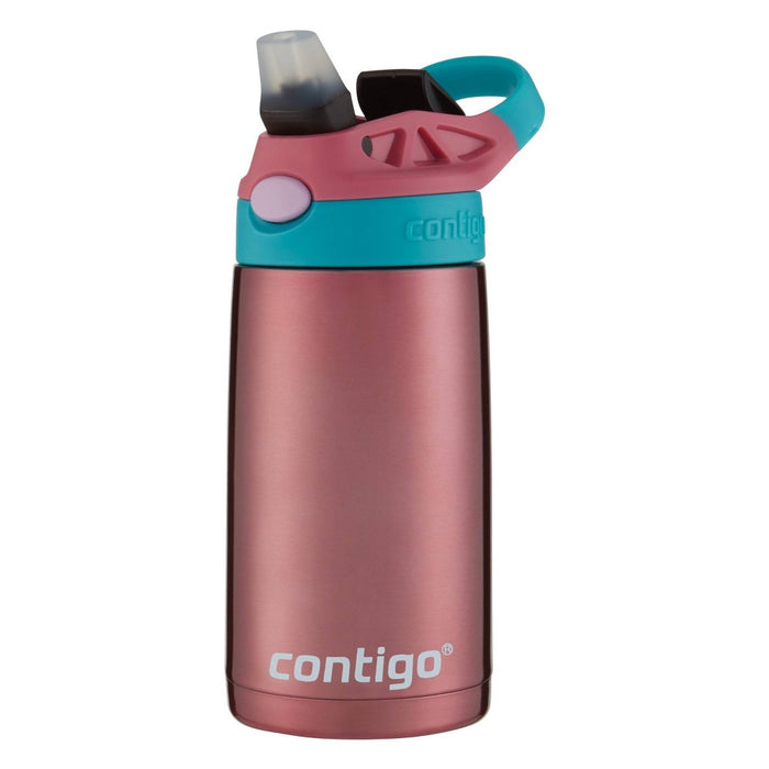 Contigo 13oz Stainless Steel AutoSpout Kids' Water Bottle Pink