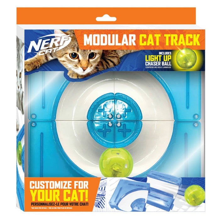 Nerf Cat ABS Turbo Track with Ball Cat Toy Set - 4pc