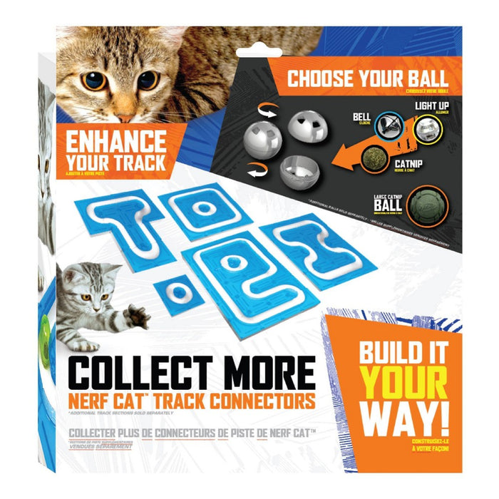 Nerf Cat ABS Turbo Track with Ball Cat Toy Set - 4pc