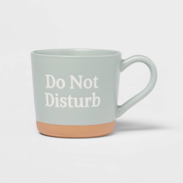 15oz Stoneware Do Not Disturb Mug - Threshold