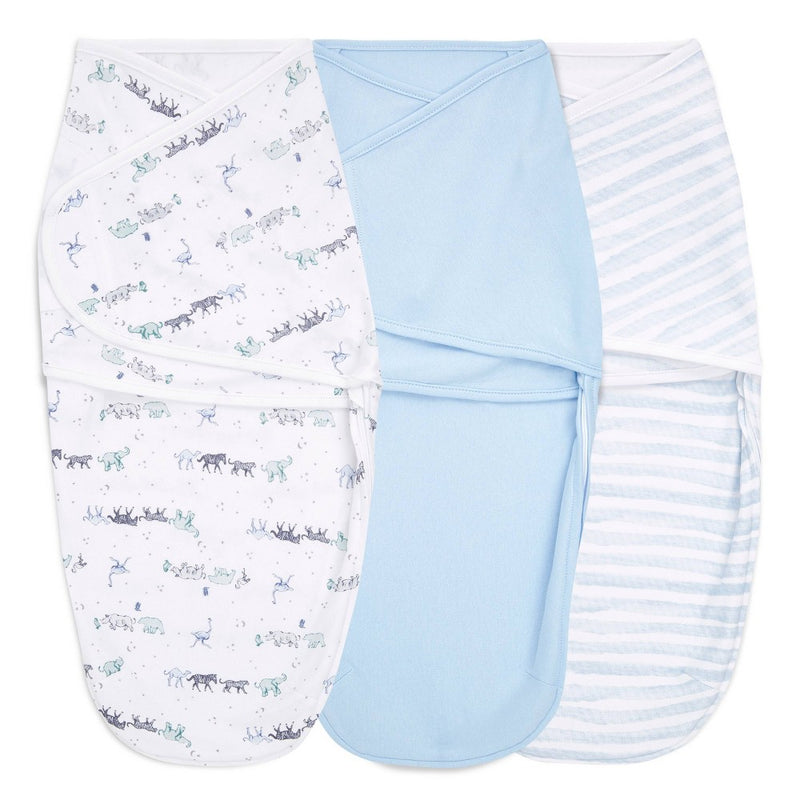 aden + anais Essentials Easy Swaddle Wrap - Rising Star Boy - 0-3 Months - 3pk
