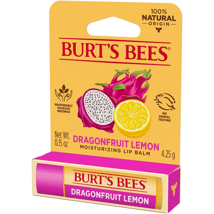 Burt's Bees Dragonfruit Lemon Lip Balm - 0.15oz